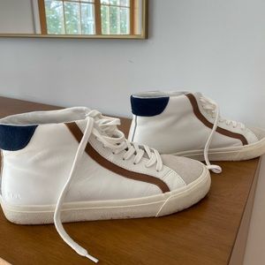 Madewell Sidewalk High Top Sneakers